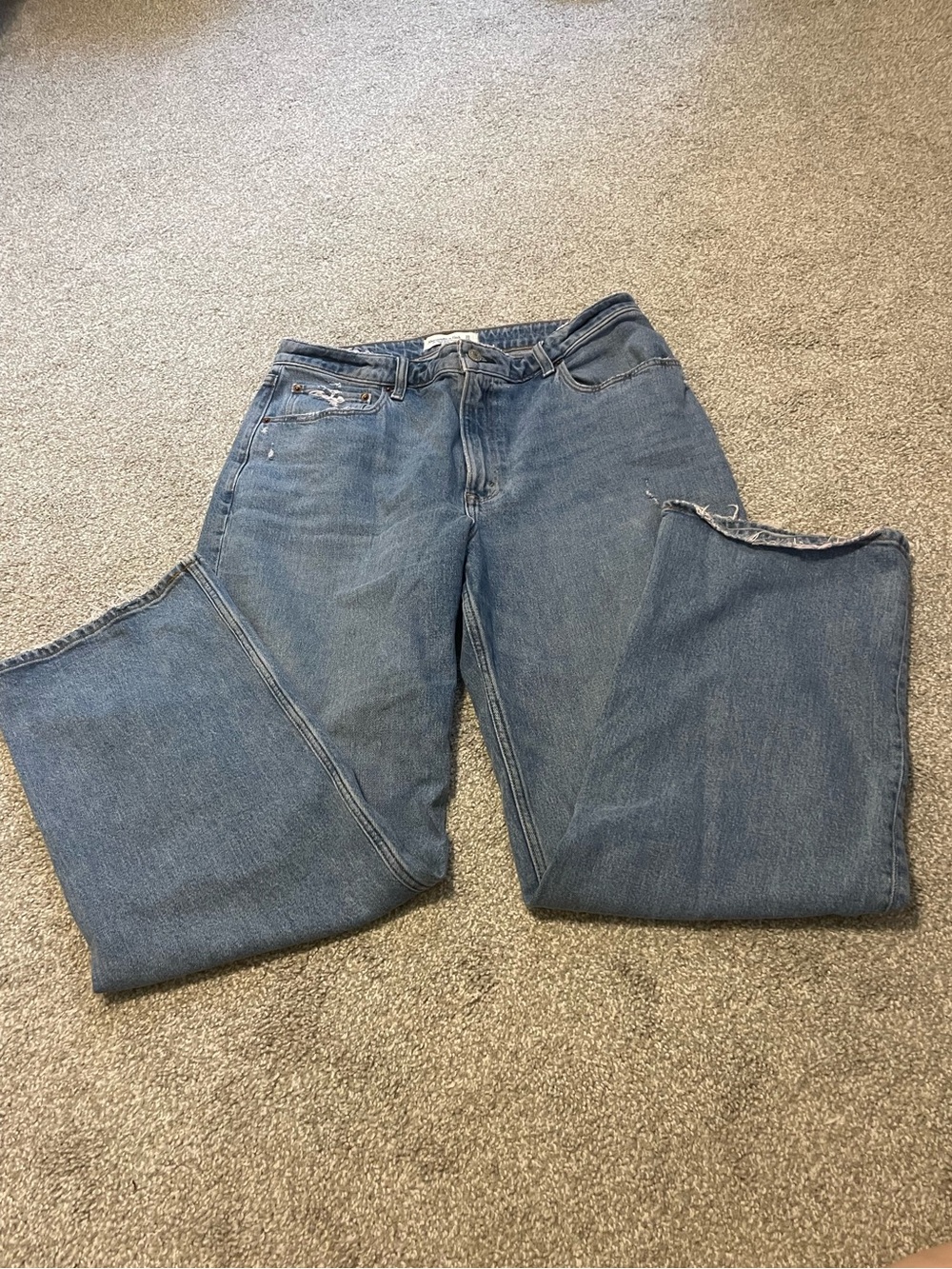 Abercrombie and Fitch Curve Love The 90’s Relaxed High Rise Jean Size 14